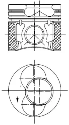 KOLBENSCHMIDT 99851620 Motor Piston Segman 0.50 1.9tdı 105ps Caddy Iıı 3-4 Cyl 26pim 79.50 Anu-Atd-Avb-Avq-Axr-Bew Cyl 