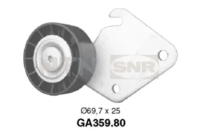 NTN / SNR GA359.80 Alternator Sargı Rulmanı 306 Gtı Zx Xsara Vts Xu10j4rs 2.0 16v 306 406 605 806 Evasıon Xantıa Xmı Iı 575134 96222341 9622234180