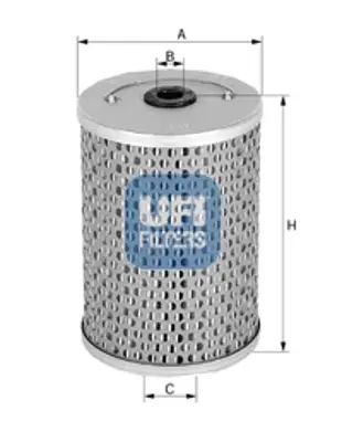 UFI 25.542.00 Yağ Filtresi 