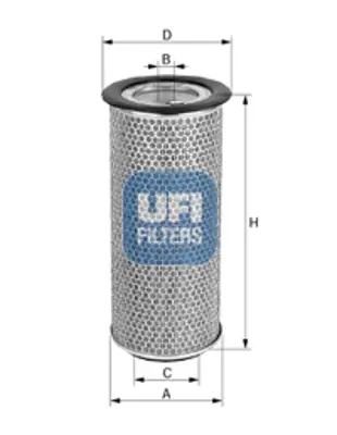 UFI 27.972.00 Hava Filtresi D6NN9601A
