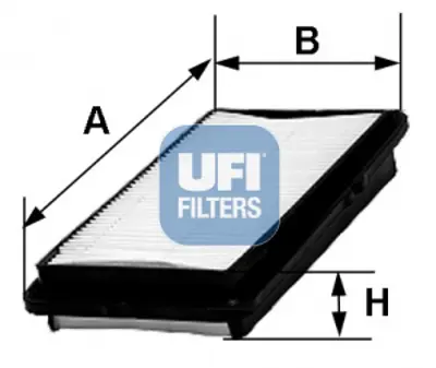 UFI 30.380.00 Hava Filtresi Accord 2.2 Cdtı 16v 01/04-05/08 17220RBDE00