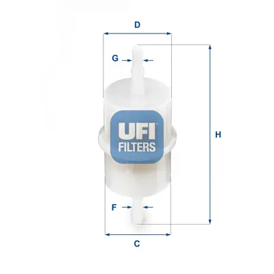 UFI 31.001.00 Yakıt Filtresi 1567C3 464728 5490862 606168 883364 9401567219 A0014773901 BHA4951 SRV000503