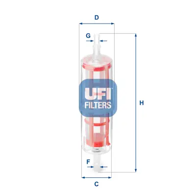 UFI 31.015.00 Yakıt Filtresi 