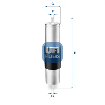 UFI 31.839.00 Yakıt Filtresi 16126765756