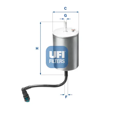 UFI 31.A06.00 Yakıt Filtresi 99611025301