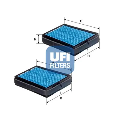 UFI 34.130.00 Argentium Mercedes Benz A2038300518