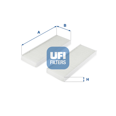 UFI 53.313.00 Polen Filtresi 9814237680