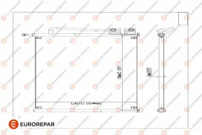 EUROREPAR 1609634480 (Erp) Kli Kondense DG4061480A ME2S6H19710AC