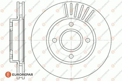 EUROREPAR 1618867780 (Erp) 2 Ön Fren Disk (Takım) 93BX1125AE