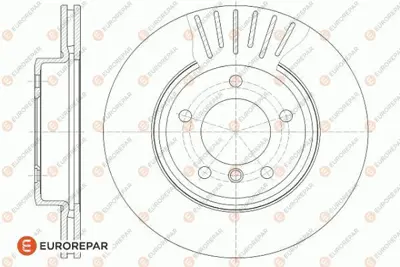 EUROREPAR 1618885680 (Erp) 1 Adet Ön Fren Disk (Takım Değildir) 64116855152
