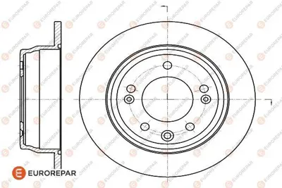 EUROREPAR 1622805880 (Erp) 2 Arka Fren Disk (Takım) 584111H300