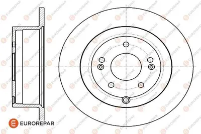 EUROREPAR 1622809880 (Erp) 1 Adet Arka Fren Disk (Takım Değildir) 584112B000