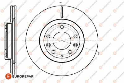 EUROREPAR 1642761580 (Erp) 1 Adet Ön Fren Disk (Takım Değildir) NF4Y3325X
