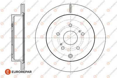 EUROREPAR 1642769380 (Erp) 1 Adet Arka Fren Disk (Takım Değildir) 5561177K00