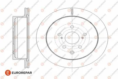 EUROREPAR 1642779980 (Erp) 1 Adet Arka Fren Disk (Takım Değildir) 