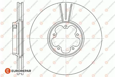 EUROREPAR 1667854080 (Erp) 2 Ön Fren Disk (Takım) YC1W1125BA