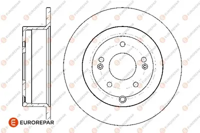 EUROREPAR 1667855580 (Erp) 2 Arka Fren Disk (Takım) 584112B000