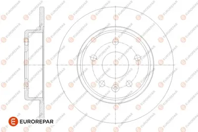 EUROREPAR 1667866580 (Erp) 2 Arka Fren Disk (Takım) 95526571