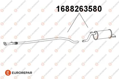 EUROREPAR 1688263580 (Erp) Susturucu 