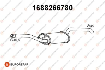 EUROREPAR 1688266780 (Erp) Susturucu 2350881