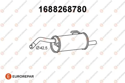 EUROREPAR 1688268780 (Erp) Susturucu MN178257