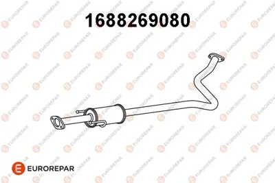 EUROREPAR 1688269080 (Erp) Susturucu 203001HA2A