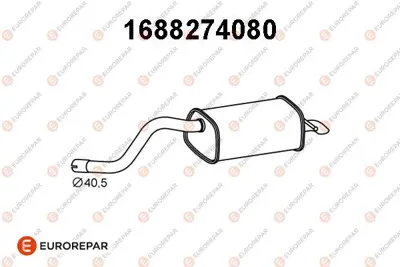 EUROREPAR 1688274080 (Erp) Susturucu 8200500948