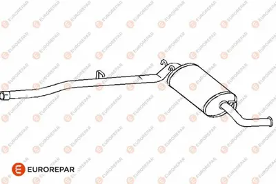 EUROREPAR E12801N (Erp) Susturucu SE021115315C