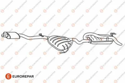 EUROREPAR E12802F (Erp) Susturucu 46449461 71765103