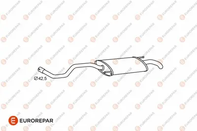 EUROREPAR E12832G (Erp) Susturucu 6K5253609AR