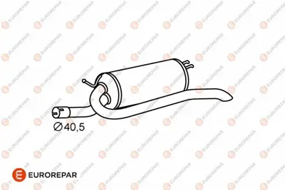 EUROREPAR E12839P (Erp) Susturucu 71765094