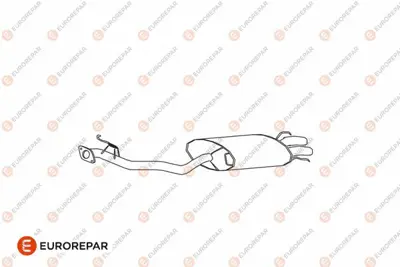 EUROREPAR E12850H (Erp) Susturucu WDE100190EVA