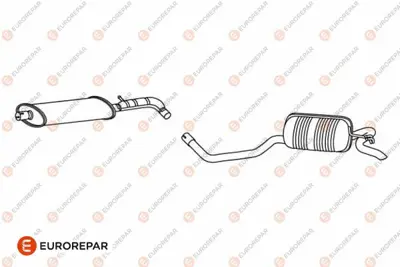 EUROREPAR E12855A (Erp) Susturucu 