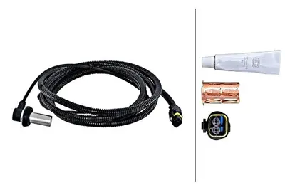 HELLA 6PU230048-521 Abs Sensoru On Sağ L Tıp Uzun Man Tga 00> Tgx-Tgs 07>   2880 Mm - 2 Pın 