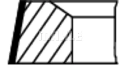 BEHR MAHLE 001 01 N0 Motor Piston Segman Std Mercedes Benz C220d 93-00 C220td 99-01 89.00 A0020305224