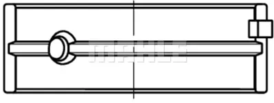 BEHR MAHLE 001 HL 20044 025 Ana Yatak 0,25mm (Om611, Om612, Om646, Om647 Tek Goz) W203 00>07 W210 98>02 W211 02>08 Vıto W639 06> A6020302140