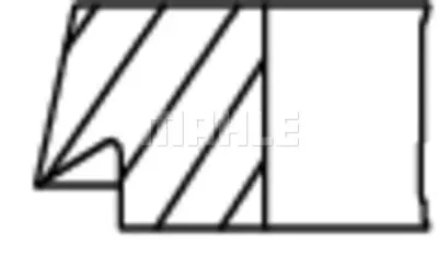 BEHR MAHLE 002 15 N0 Segman 89.00mm Std W201 190e W123 200e 2.0ı 82- M102.920/921/961 (Molıbden) A0020306324