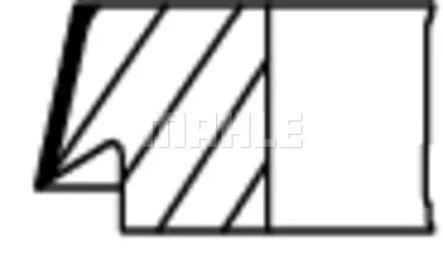 BEHR MAHLE 002 19 V0 Segman 88.50mm Std W124 S124 W126 300e R107 300sl 3.0i 85- M 103.981/982/983/985 Krom Kaplama A0035865903