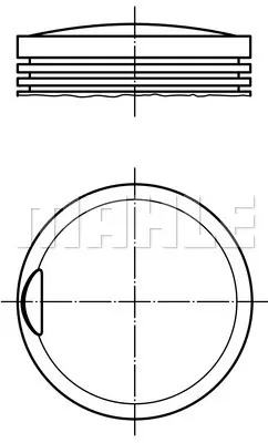 BEHR MAHLE 002 28 01 Bp_M54b30 330ı-530ı-X5 99-04 84mm Pıston A1020372204