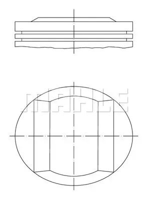 BEHR MAHLE 005 21 01 Pıston + Segman 0.25mm (M111.9, 90.16mm) W202 94>00 C208 97>02 W210 95>00 R170 96>00 A1110304418