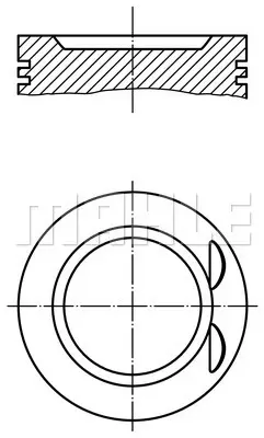 BEHR MAHLE 028 PI 00145 002 Piston 