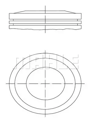 BEHR MAHLE 033 10 02 Motor Pıston Segman 81,00mm (+0,50) 2,4 A4 A6 Aga Ajg Alf Alw Aml Amm Ars Apz Arj Arn Asm Bdv 78107107D