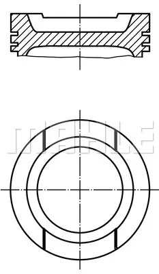 BEHR MAHLE 033 20 02 Pıston+segman (82,00mm 1) Caddy Iıı Golf V / Vı / Plus Jetta Iıı Beetle Passat Touran A3 A4 Altea Le 