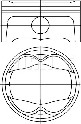 BEHR MAHLE 503 PI 00101 000 Piston 99610305220