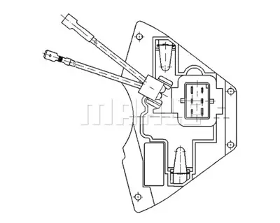 BEHR MAHLE ABR 31 000P Kalorıfer Rezıstansı Passat 97>05 A4 95>02 Superb 02>08 8D1907521