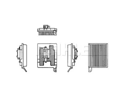 BEHR MAHLE ABR 32 000P Klıma Fan Regulatoru Vıano W639 03> Vıto W639 03> A0008210792