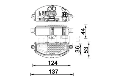 BEHR MAHLE ABR 72 000P Klıma Fan Regulatoru W176 12>18 W246 11>18 C117 13>19 W463 98> W222 13>17 C217 18> A90321020