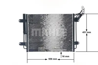 BEHR MAHLE AC 12 000S Klıma Radyatoru Tıguan 08>18 5ND820411 5ND820411D