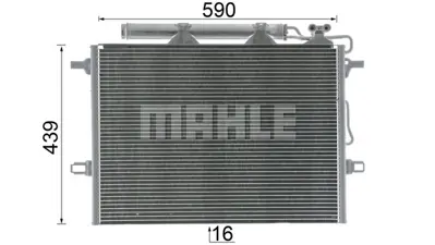 BEHR MAHLE AC 318 000P Klıma Radyatoru C219 04>10 W211 02>08 S211 03>09 A2115001854