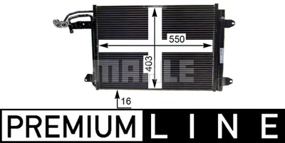 BEHR MAHLE AC 324 000P Klıma Radyatoru Caddy Iıı Golf V Vı Jetta Iıı Eos Scırocco Toruran Super B Octavıa Yetı Toledo Leon  1K0820411Q 1K0820411S 1K0820411T